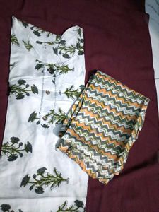 Printed Cotton Suit Set