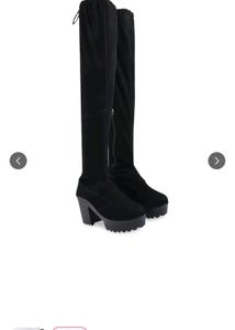 Thigh High Heeled Boots