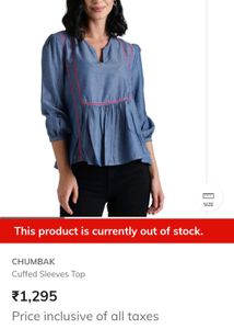 New Chumbak Authentic Tunic Top