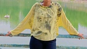 Yellow Printed Top
