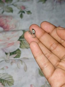 OXIDIZED SILVER NOSEPIN MANGO DESIGN- non pieced