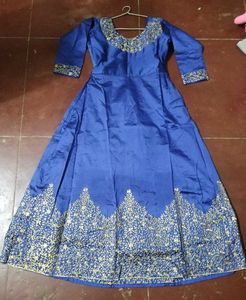 Elegant Blue Ethnic Gown