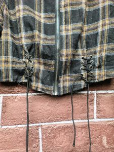 🩶Plaid Cropped Jacket