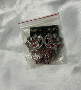 brand new Peacock Jhumka Earrings