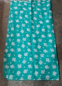 Floral Cotton Blend Saree