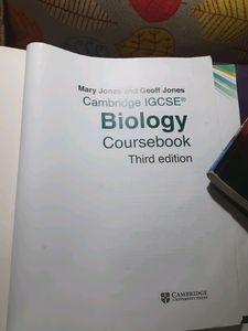 Cambridge IGCSE BIOLOGY