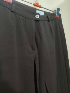 Brown Straight Leg Trousers