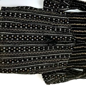 Black Short Kurti Style