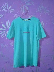 Calvin Klein T-Shirt - [Cyan Colour], Size Xl