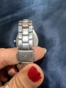Unisex Fastrack Silver Watch