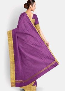 Elegant Purple Saree