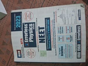 Errorless Physics both volume 1&amp;2 NEET 2023 barely