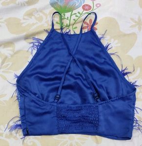 Blue Studded Top