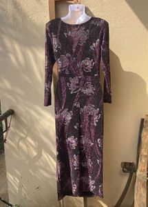 Elegant Floral Wrap Dress