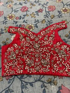 🔥 Carrot colour off shoulder lahenga 🔥