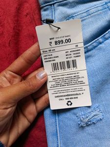 Light Wash Ripped Jeans