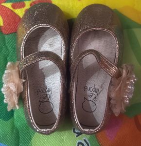 Gold Sparkle Baby Shoes