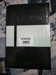 Black Undated Factor Notes Planner