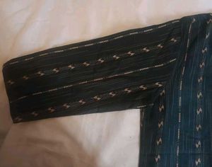 Elegant Green Striped Kurta