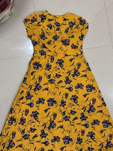 Floral Yellow Dress