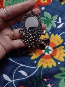 Oxidized Silver Earrings