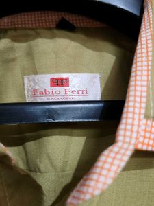 Vintage Fabio Ferri Unique Collar Shirt