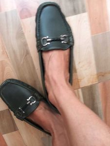 Dark Olive Green Loafers