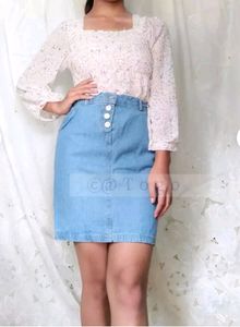 Demin Skirt For Women.