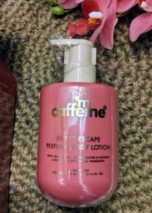 M Caffeine Sweet Escape Perfume Body Lotion