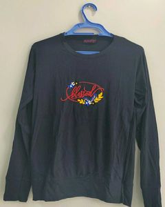 Embroidered 'Blessed' Top