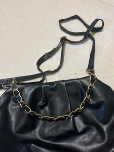 Black Chain Shoulder/sling Bag