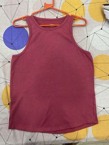 Burgundy Tank Top