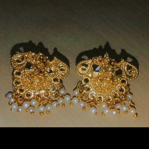Lord Ganesha Design  Earrings