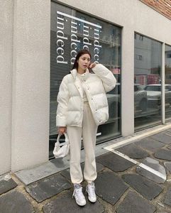Stylish White Puffer Jacket
