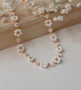 Daisy Pearl Necklace Set