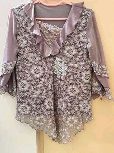 Lavender Lace Blouse