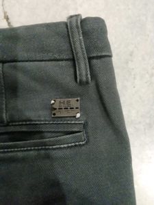 Homini Emerito By Mango Slim Fit Grey Pant