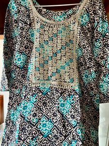 🔴SALE 🔴Bandhej Kurta With Skirt