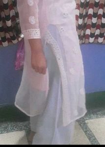 Chikakari Net Kurta