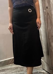 Black Flare Skirt