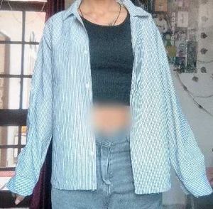 Striped Blue Shirt
