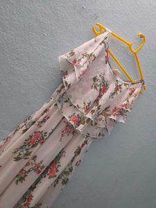 Western Wear  White Frock