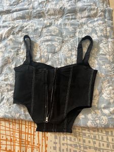 Zara black Corset Top