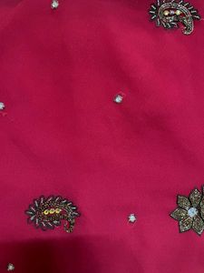 Saree With Stitch Blouse