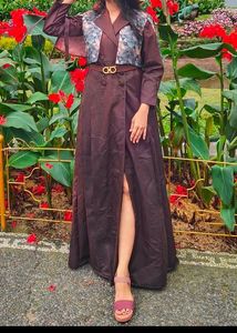 Beautiful Maxi Trench Coat Dress