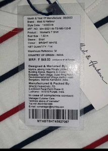 Mast &amp; Harbour new woman's tee