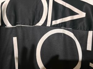 Abstract Print Short Sleeve Shirt🖤🤍