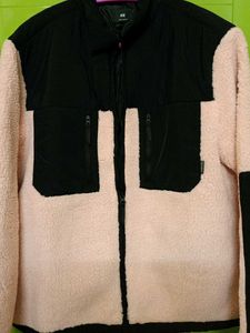 💞Unisex Pink And Black Teddy Jacket💕