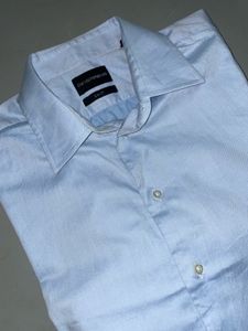 Solid Blue Emporio Armani Shirt