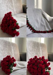 Crochet Viral Rose Bouquet Blanket 🌹